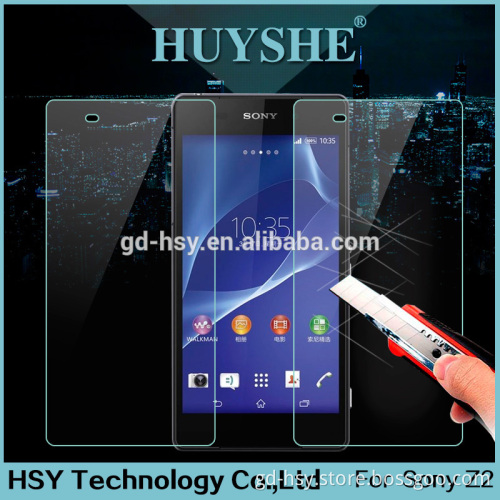 HUYSHE Original Clear Tempered Glass Screen Protector for Sony Xperia E5& E3 & E4